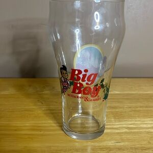 😄Vintage Big Boy Coca Cola glass